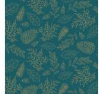 Excellia 80g, rol 50x0,70m, Gebladerte goudkleur - Blauw