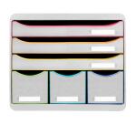 Module de classement Storebox 6 tiroirs Black Office