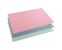 Sous-main recyclé en carton rigide Autentik 57,5x37,5cm - Couleurs assorties