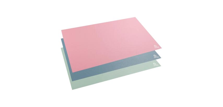 Sous-main recyclé en carton rigide Autentik 57,5x37,5cm - Couleurs assorties