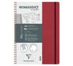 Clairefontaine Nomaddict My Notes Notebook - A4 - Dot Ruled - 90gsm - Red