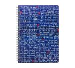 Le Mur des Je t'aime, Carnet reliure intégrale A5 14,8x21 cm, 120 pages, ligné, 3 intercalaires avec 6 poches