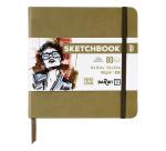 DFY Sketchbook 14x14 80F 140g - Kaki