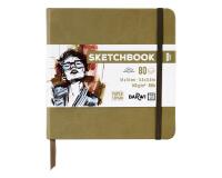 DFY Sketchbook 14x14 80F 140g - Kaki
