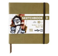 DFY Sketchbook 14x14 80F 140g - Kaki