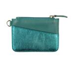 Ginkgo, Pochette téléphone & accessoires en cuir (Petite sacoche pour téléphone 10,5x16,5 cm + porte-cartes 7,5x10,5 cm + porte-clés 7x6,5 cm)