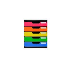 MODULO A4 5 draw black/harlequin glossy - Harlequin
