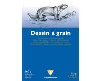 Dessin à Grain bloc collé 20F A3 160g