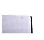Registre 340X225 Quadrillé 300 pages foliotées - Noir toilé