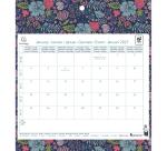 Calendrier mensuel EasyCal Mini Labo avec feuillets détachables 24 x 18 cm agrafé sur plaque cartonnée imprimée 27,5 x 30,5 cm 2027 - Visuels assortis