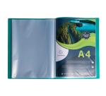 <em>Halbstarres Sichtbuch aus recyceltem PP, 60 Hüllen Opak - Verschiedene Farben</em>