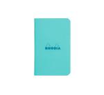 Cahier piqué Rhodia Couleurs Azur 7,5x12 cm - Azur