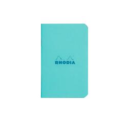 Cahier piqué Rhodia Couleurs Azur 7,5x12 cm - Azur