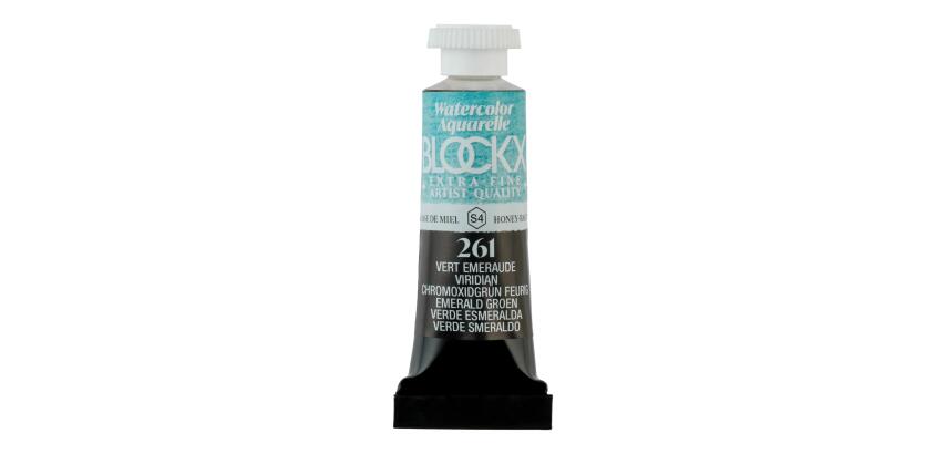 Aquarellfarbe, Smaragdgrün - Tube 5ml - Smaragdgrün|