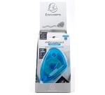 Exacompta - Cod. 12996E - 1 Colla roller biadesivo permanente per foto - 13 metri - Turchese