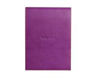 Rhodiarama porte-bloc avec porte-crayon + bloc N°13petits carreaux 5x5 - Violet