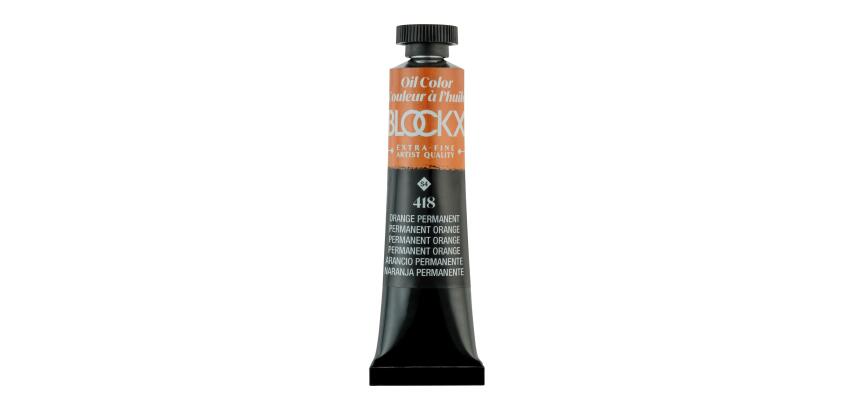 Peinture à l'huile extra-fine tube 20ml - Orange permanent