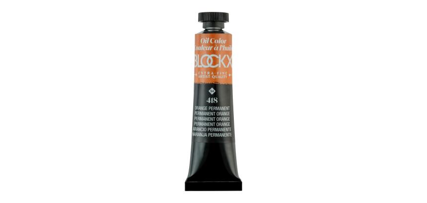 Peinture à l'huile extra-fine tube 20ml - Orange permanent