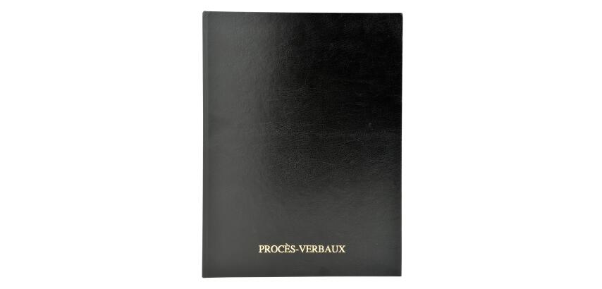 Minute book 3225 100 pages - Schwarz