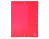Boite de classement en polypropylène Dos 25mm Chromaline - A4 - Rouge