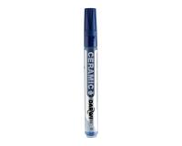 DARWI Kalte Keramikfarbe, Marker 2mm Spitze, Inhalt 6ml, Dunkelblau - Dunkelblau