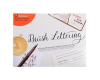 Feuilles d'apprentissage au Brush lettering.