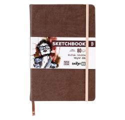 DFY Sketchbook 14x21 80F 140g - Brun