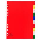 Intercalaires imprimés numériques polypropylène 12/100e - 10 positions - A4