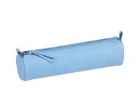 CUIR TEINTÉ Trousse Ø5,5x22 cm Bleu ciel