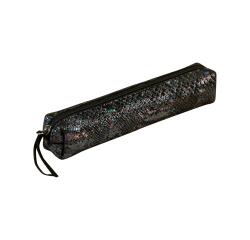 CÉLESTE CUIR Etui SLIM 4x2,5x19,5 Lazer Zwart