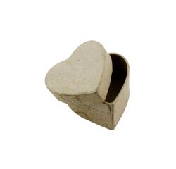 Mini boîte coeur 5x5x3cm - Kraft