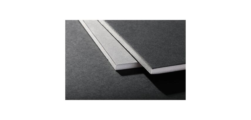 Carton Mousse 10 feuilles A1 5mm - Gris et noir
