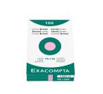Packung mit 100 Stück Karteikarten ungelocht, 75x125mm, 205g, liniert - Rosa