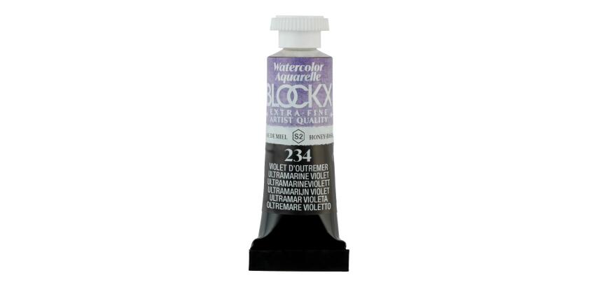 Aquarellfarbe, Ultramarinviolett - Tube 5ml - Ultramarinviolett
