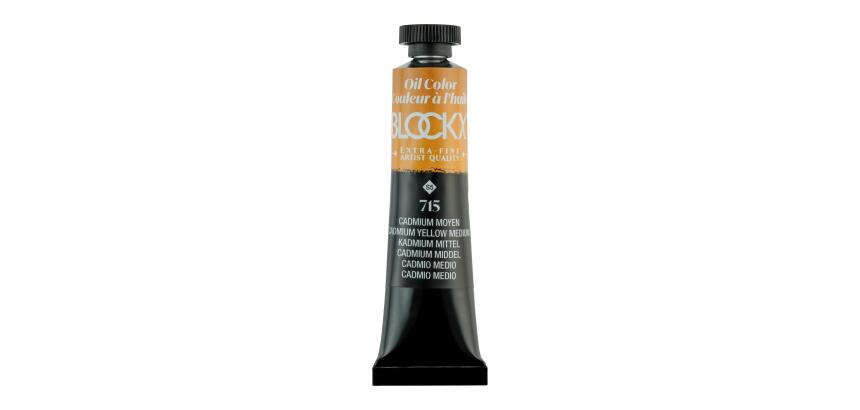 Peinture à l'huile extra-fine tube 20ml - Cadmium Jaune Moyen