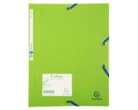 Chemise 3 rabats à élastiques polypropylène 7/10e Forever PP - A4 - Vert anis