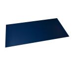 Sous main souple PU bicolore - 35 x 60 cm - Marine/ciel