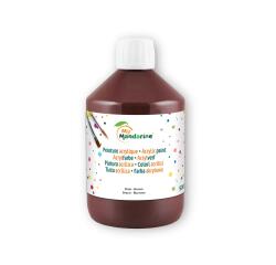 ACRYLIQUE MATE 500 ML BRUN - Brun