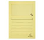 Pack of 10 window folders SUPER 160gsm - 22x31cm - Assorted colours