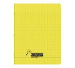 Cahier piqué 8000 POLYPRO Déficients visuels 17x22 cm 48 pages grands carreaux 2,5mm agrandi 10/10 90 g - Assortis