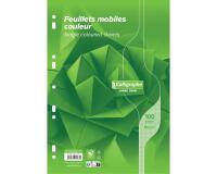 Feuillets mobiles sous film 7000 A4 100 pages perforées grands carreaux 80 g