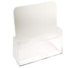 A4 Counter display w. 1 pocket clear - Crystal