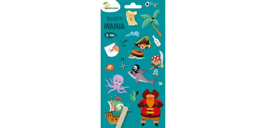 Decalco' Mania, Pirates - Multicolore