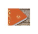 Cahier piqué FOREVER PREMIUM 100% recyclé A4 96 pages ligné papier recyclé blanc 90 g - Orange rouille