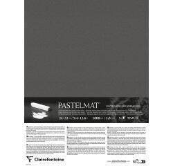 Pastelmat pastelkarton 5 blad 24x32cm - Antraciet