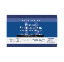 Beta Series carnet souple 26F 14x8,9cm 270g - Blanc