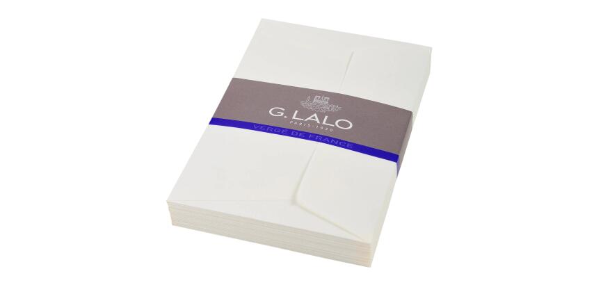 G. Lalo Verg# de France C6 Self-Seal Envelopes - 114x162mm - Pack of 25