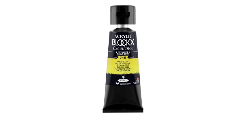 Peinture acrylique extra-fine fine tube 75ml - Jaune blockx