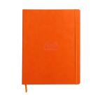 Rhodiarama cahier souple A4+ 160 pages ligné papier ivoire 90g - Tangerine
