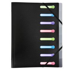 Clasificadores con 3 solapas ventanas troqueladas Opak - Tamaño: 24x32 cm para: A4